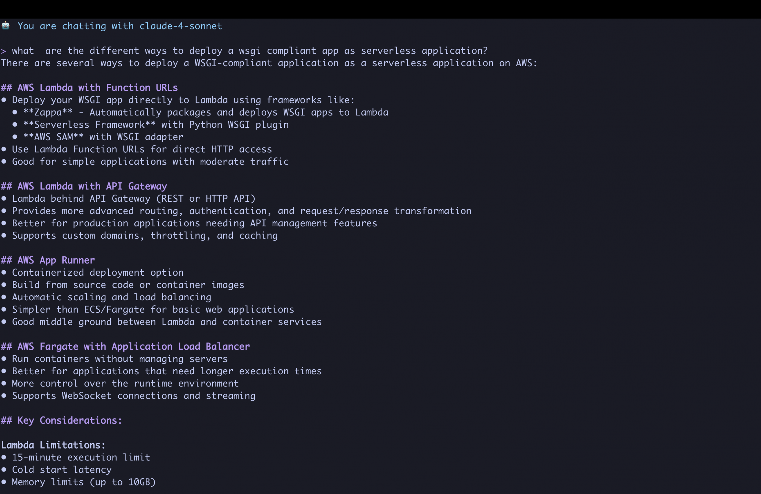 Q Chat Demo
